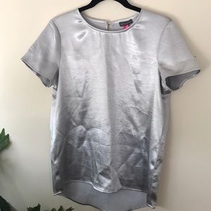 Silver Vince Camuto top. Women’s size small.